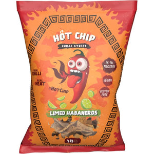 Crackers salés et épicés HOT CHIP chilli strips - Limed Habaneros 80G