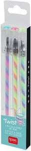 Stylos gel multicolore - Twist x3
