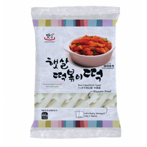 Tteoks tubulaires : gâteau de riz coréen pour tteobokkis - 600G (3x200G) (MATAMUN)