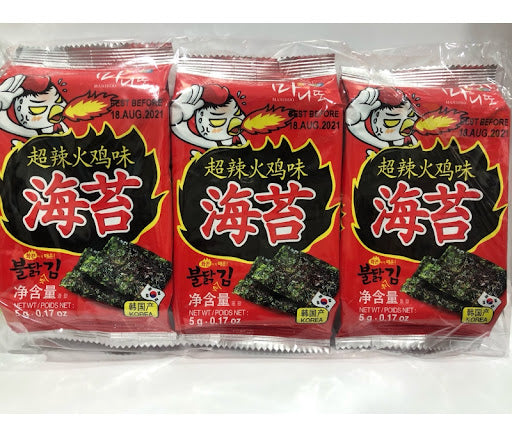 Spicy seaweed sheets - 3*5G